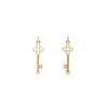 key charm shown in 14k gold #key-1/A cross